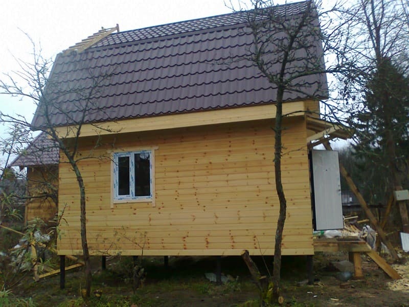 Каркасный дом 4 х 6 м