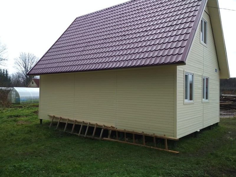 Каркасный дом 6 х 8 м