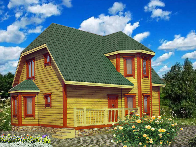 № 10-70. Каркасный дом 7х10